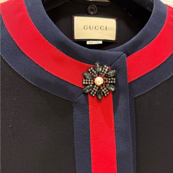 Gucci Black and Red Tailored Blazer - Picture 3 of 10